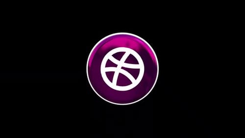 Glossy 3D Rotating Sphere Logo Placeholder Animation