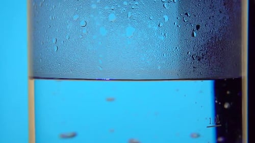 Water Boiling in Steaming Electric Kettle Close Up