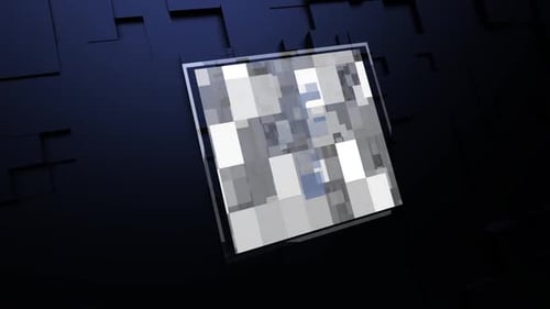 Digital Cubes Abstract Grid Logo Reveal Opener