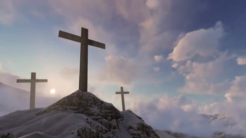 Loop de fundo de três cruzes