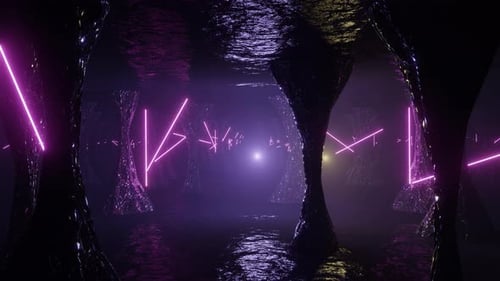 Underground Cave In Alien Planet 02 4K