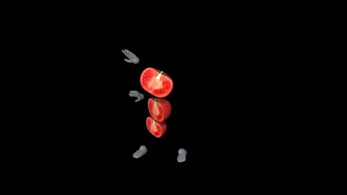 Dancing Tomato Character Performing Fun Animated Moves