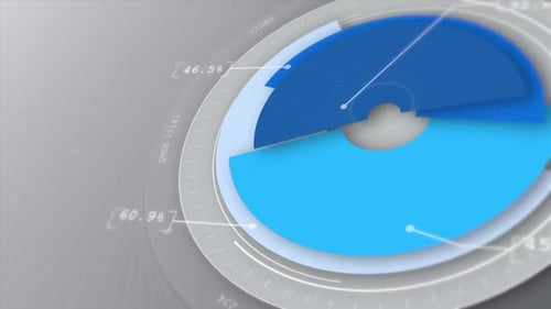 Modern Animated Pie Chart Data Presentation