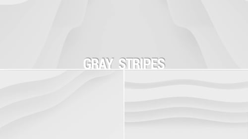 Animated Gray Wavy Stripes Abstract Background