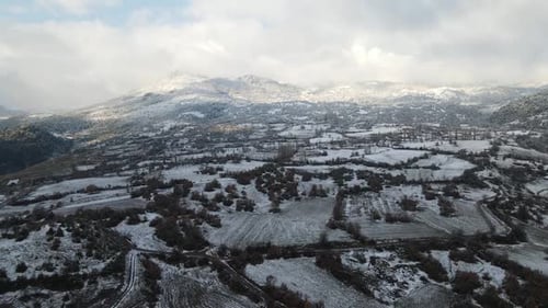 Winter Rural Mountains