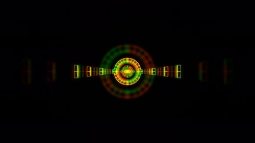 Boucle VJ psychédélique | Effets visuels d'un kaléidoscope trippant | 4K Seamless