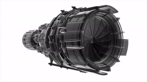Turbine mit Strahltriebwerk