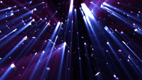 Laser Light Rays Falling 4K