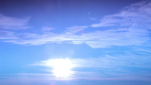 Time Lapse of Cloudy Sky at Sunset