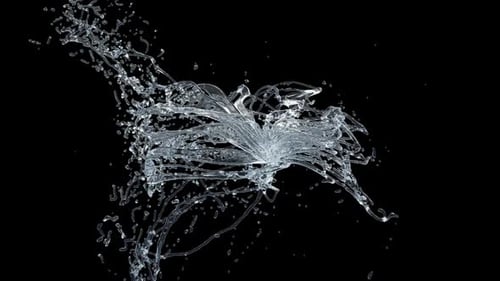 Dynamic Liquid Burst Splash Animation