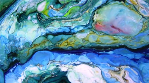 Psychedelic Sacral Paint Texture Background