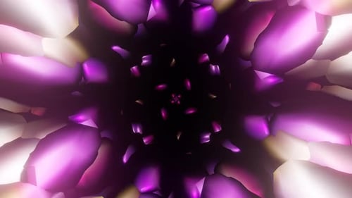 Abstract Multicolor Psychedelic Hypnotic VJ Loop Flickering Glow