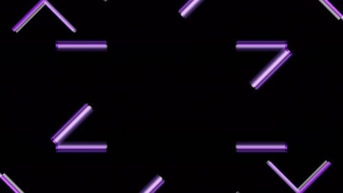 Abstracción lila pulsante Loopy Endless