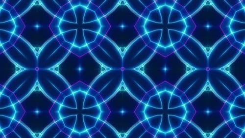 Retro Laser Beam Vj Kaleidoscope Loop 4K 05