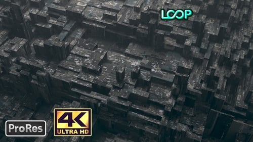 Alien Tech 1 - Geometria Abstrata - 4K