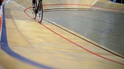 Men Cycling Road Bike in the Morning