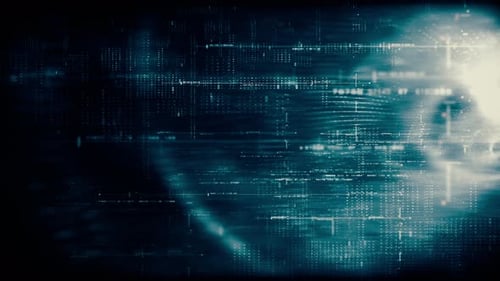 Data Matrix Simulation Vertical Background 11