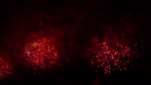 Fireworks at the festival