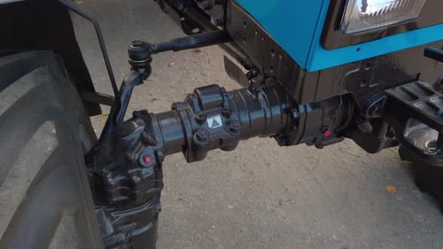 Tractor Undercarriage Closeup