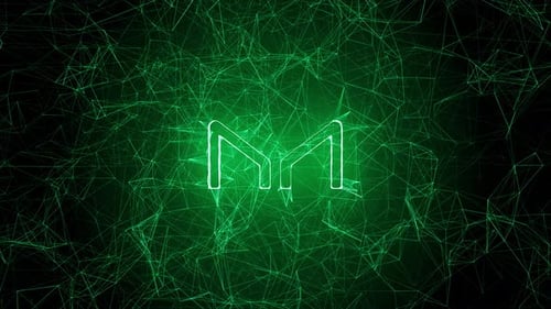 Futuristic Digital Plexus Logo Reveal Animation