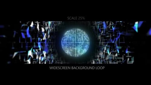 Digital Calculation Vj Background