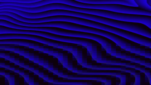 Abstract Blue Wavy Lines Fluid Animated Background Loop
