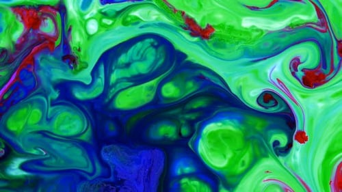 Abstract Colorful Paint Liquid Artistic Movement 84