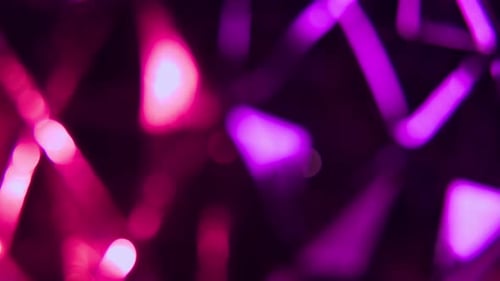 Abstract Bokeh Light Rays Background Loop
