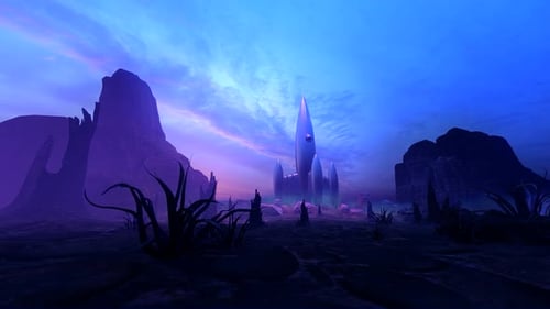 Fantastic Planet And Rocket