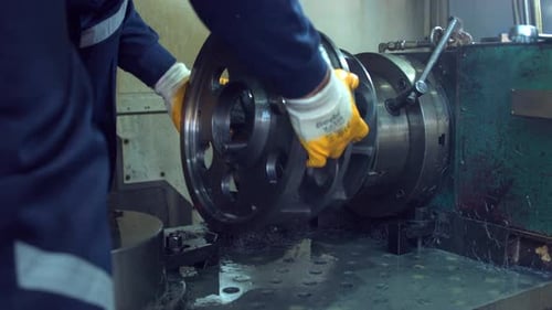 Iron die milling