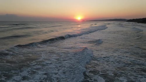 Sunrise Ocean Waves