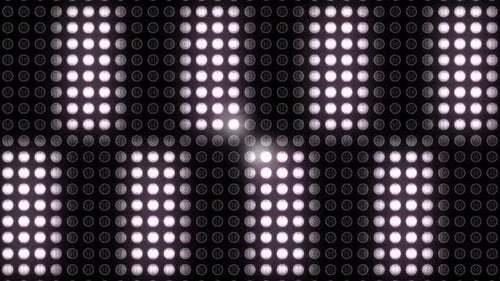 Flickering light at night club
