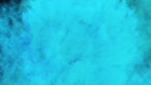 Abstract Blue Fluid Smoke Transition for Reveals