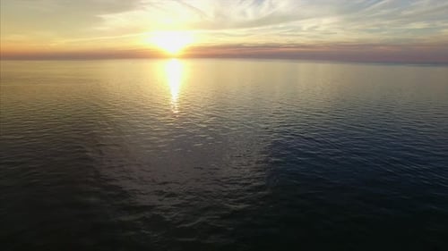 Vista del lago Michigan
