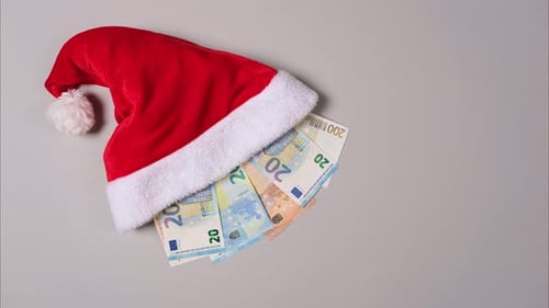New Year or Christmas Gift Concept