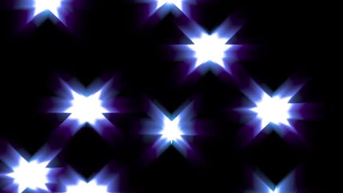 Estrelas de brilho de raia azul caindo