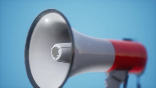 Elektrischer Retro-Lautsprecher Megaphon
