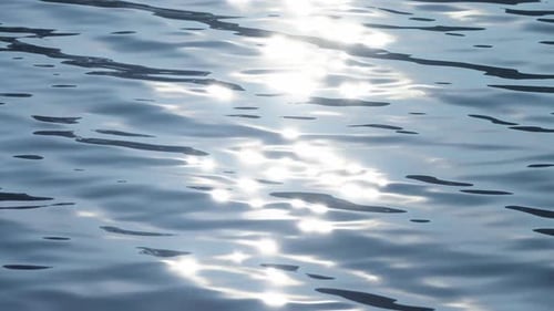 Sunlight Reflecting off Rippling Water Surface