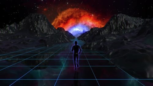 80s Sci Fi Space Runawy 03