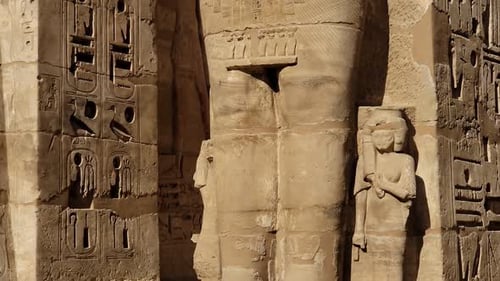Temple of Medinet Habu. Egypt, Luxor