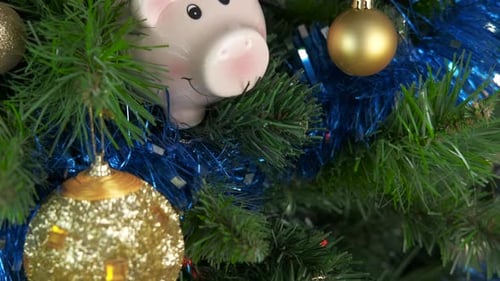 New Year Piggy Bank