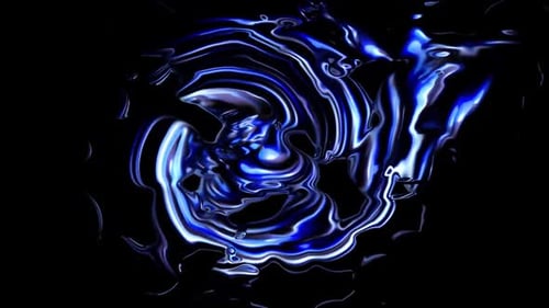 Digitales Rendern mit abstraktem flüssigen