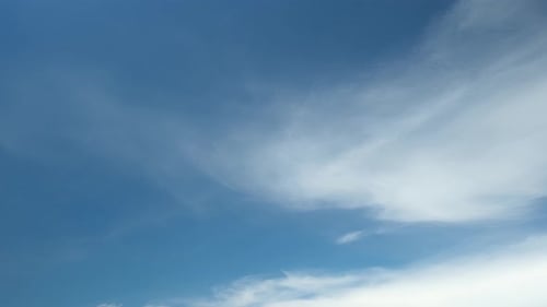Beautiful Azure Sky and White Clouds