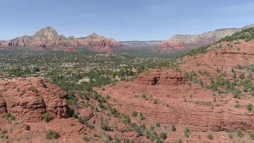 Aerial of Sedona, Arizona