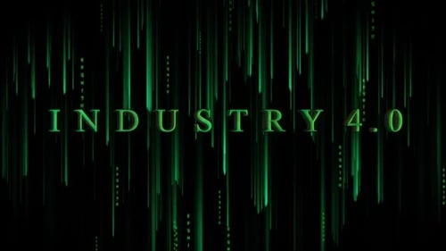 Digitaler Cyber-Hintergrund Industrie 4.0