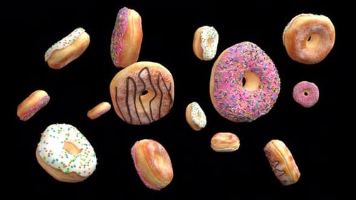 Creamy Buns With Alpha Channel