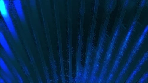 Abstract Blue Neon Glowing Lines Motion Background