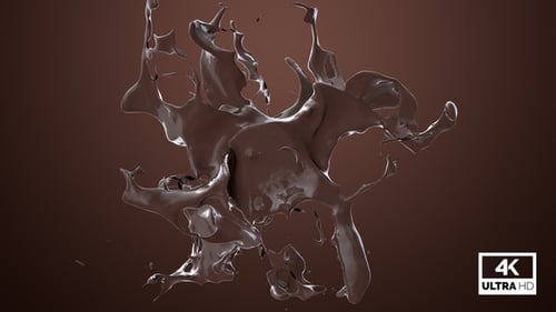 Abstrakter Chocolate Splash V3