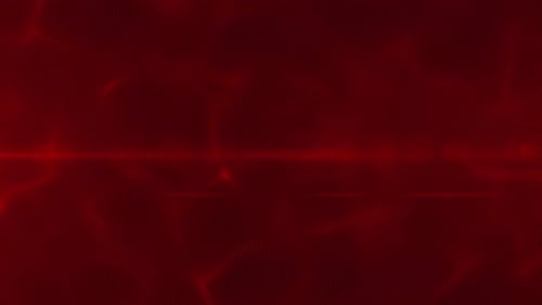 Abstract Red Wave Particles Background Seamless Loop