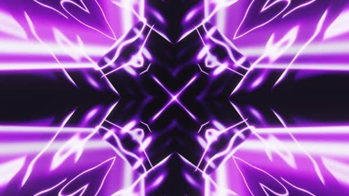Abstract Purple Flash Arrows and Lines Led Neon Vj Loop Animation Background